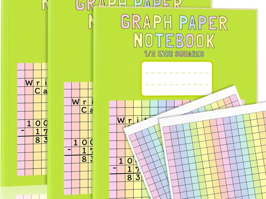 3 Pack 8 5 11 Colored Graph Paper Pad Math Graph Jamaica Ubuy