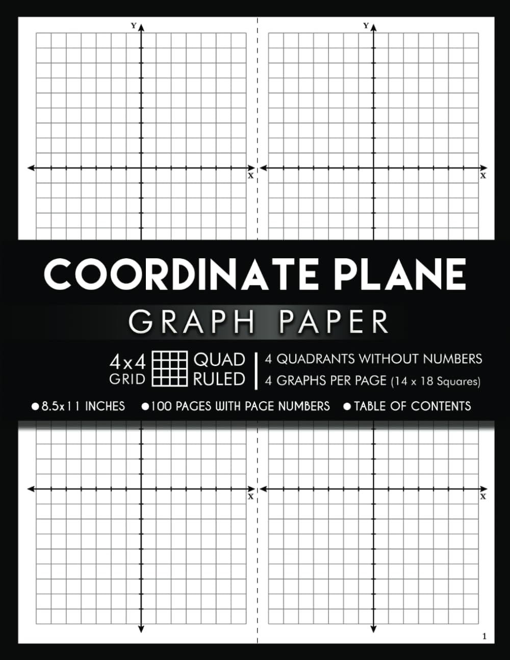 4 Quadrant Graph Paper Printable Geyer Instructional Products Axis Graph Paper 4 Quadrant Grid With 3 16 Squares Accentuated Axes Double Sided Red Lined 500 Sheet Isometric Graph Paper