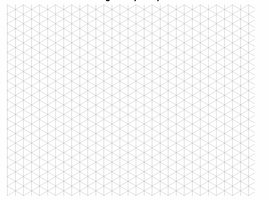 5 Free Printable Triangle Graph Paper Template In PDF