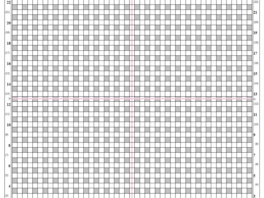 6 47 X 47 Design Charts Adventures In Pin Loom Weaving