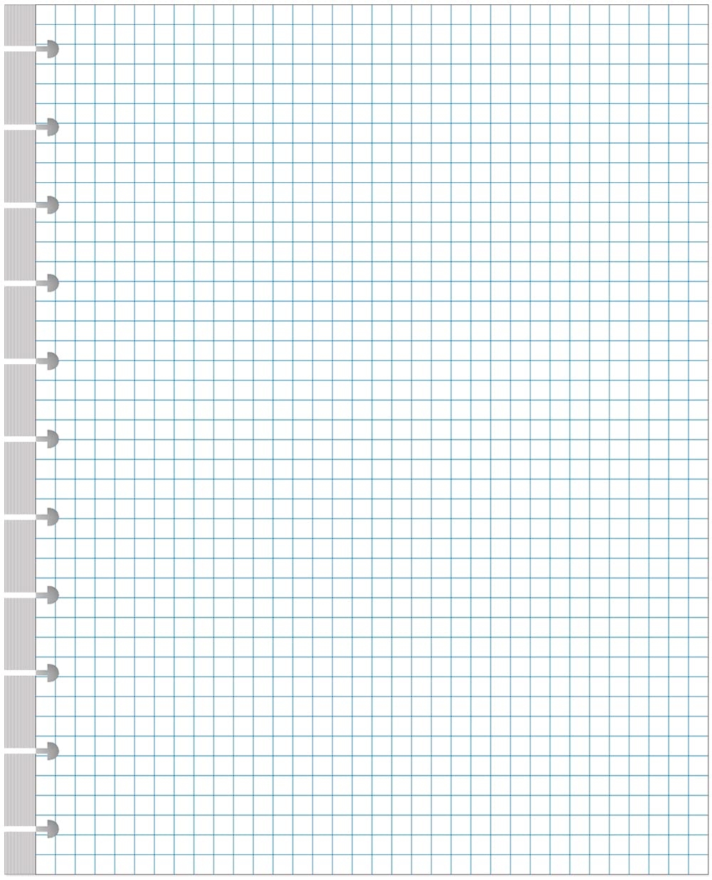 Amazon A4 TUL Discbound Grid Filler Paper 11 Disc Graph Paper Letter Size 100Sheets 200Pages Loose Leaf Paper 100gsm White Paper 8 5 X 11 Office Products