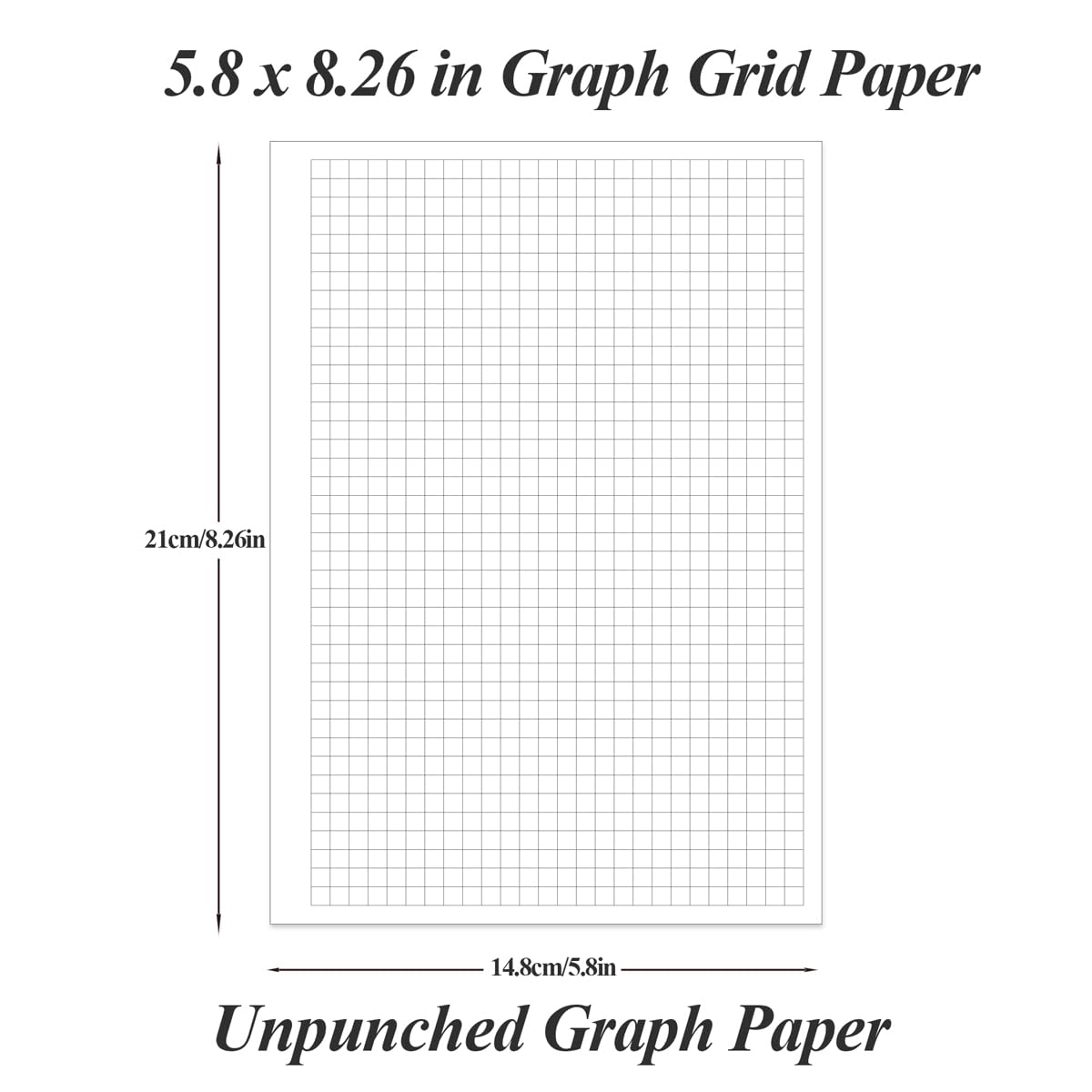 Amazon A5 Unpunched Grid Refill Paper Graph Paper For Ring Binder Discbound Notebook Planner Inserts 100 Sheets 200 Pags Grid Paper 100gsm White Pages 5 8 X 8 3 Office Products