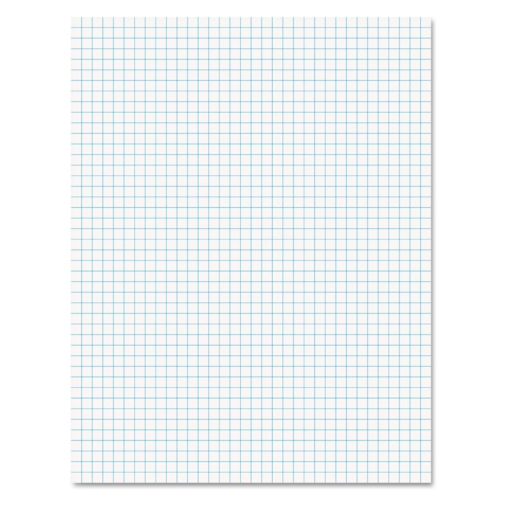 Amazon Ampad 8 1 2 X 11 Inches White Quad Pad 4 Square Inch 50 Sheets 1 Each 22 030C Graph Paper Office Products