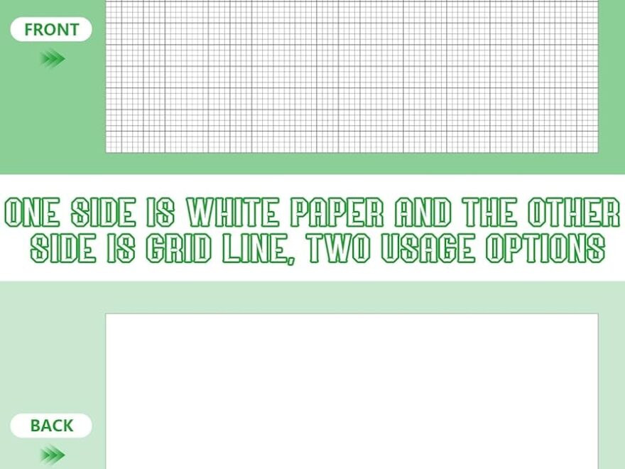 Amazon Feifeiya 50 Sheet Graph Paper Pad 24 X 36 Large Graph 1 And 1 4 Ruled Grid Paper For Engineer Architect Designer Mathematician Draftsmen Sketch House Building Drafting Back To School