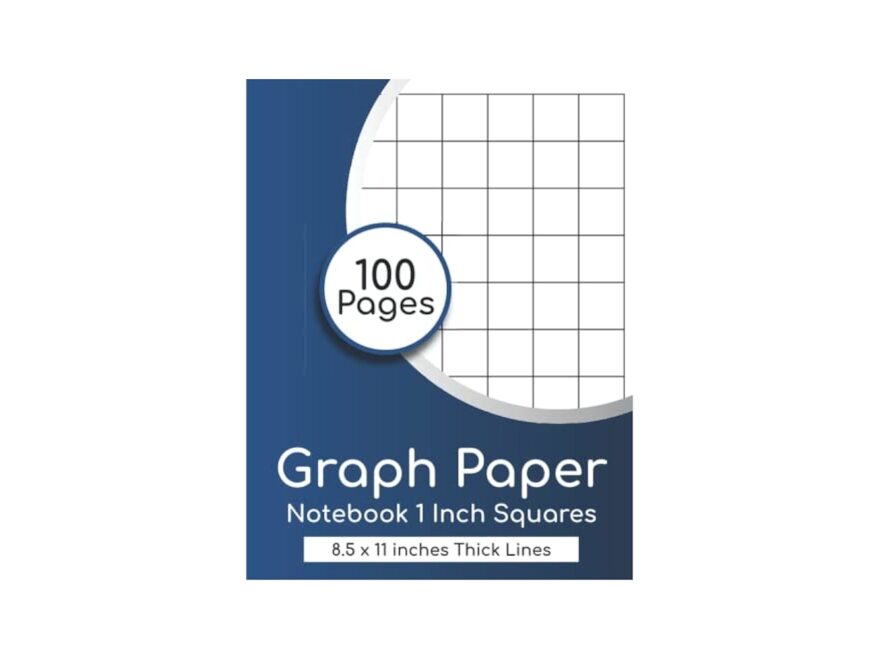 Amazon Graph Paper Notebook 1 Inch Squares 100 Pages Thick Solid Grid Large 8 5 X 11 1 Inch Square Graph Paper Grid Paper Notebook Thick Squared Graphing Paper 9798810602620 Smith Marrouane Books