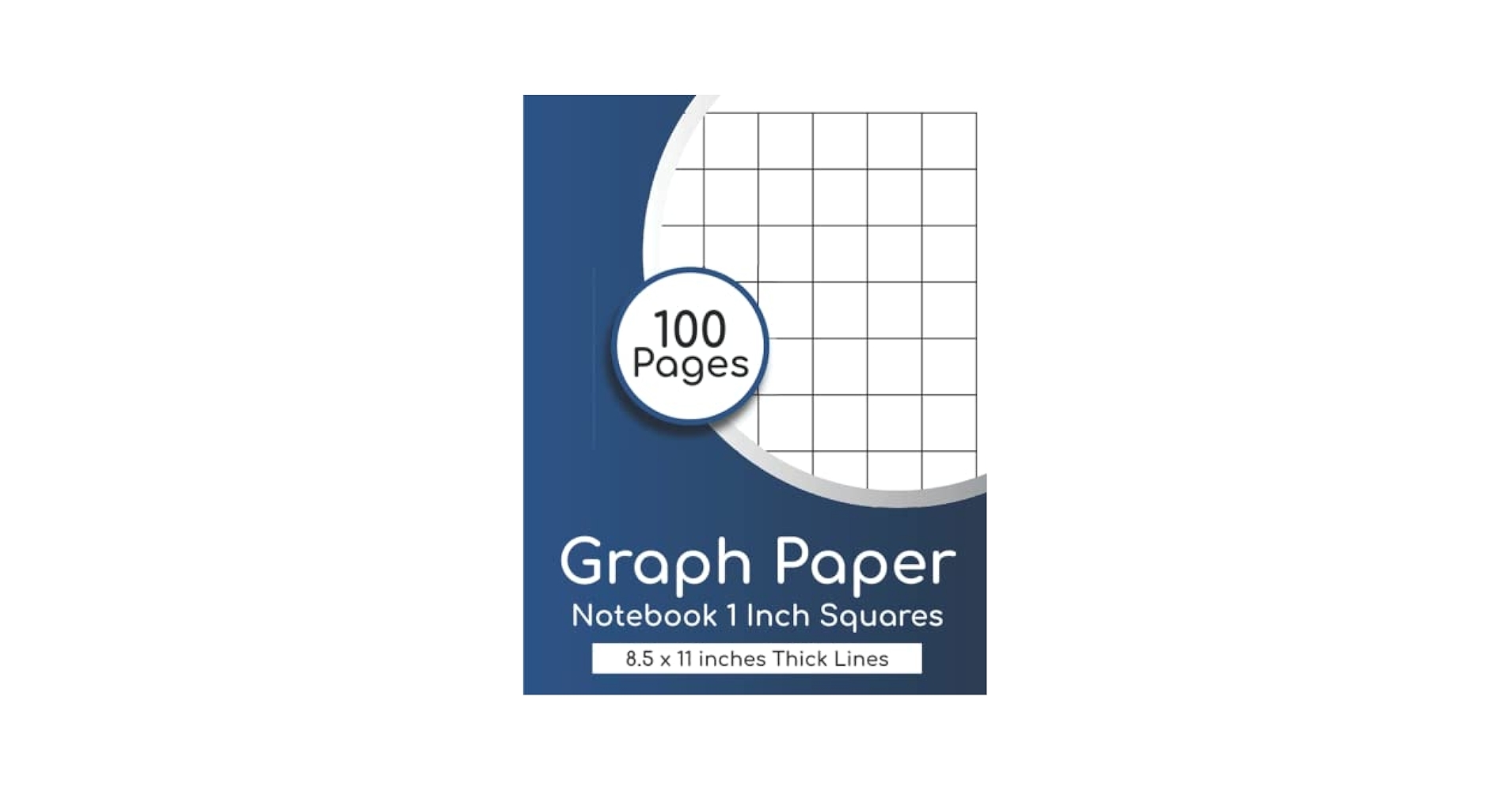 Amazon Graph Paper Notebook 1 Inch Squares 100 Pages Thick Solid Grid Large 8 5 X 11 1 Inch Square Graph Paper Grid Paper Notebook Thick Squared Graphing Paper 9798810602620 Smith Marrouane Books