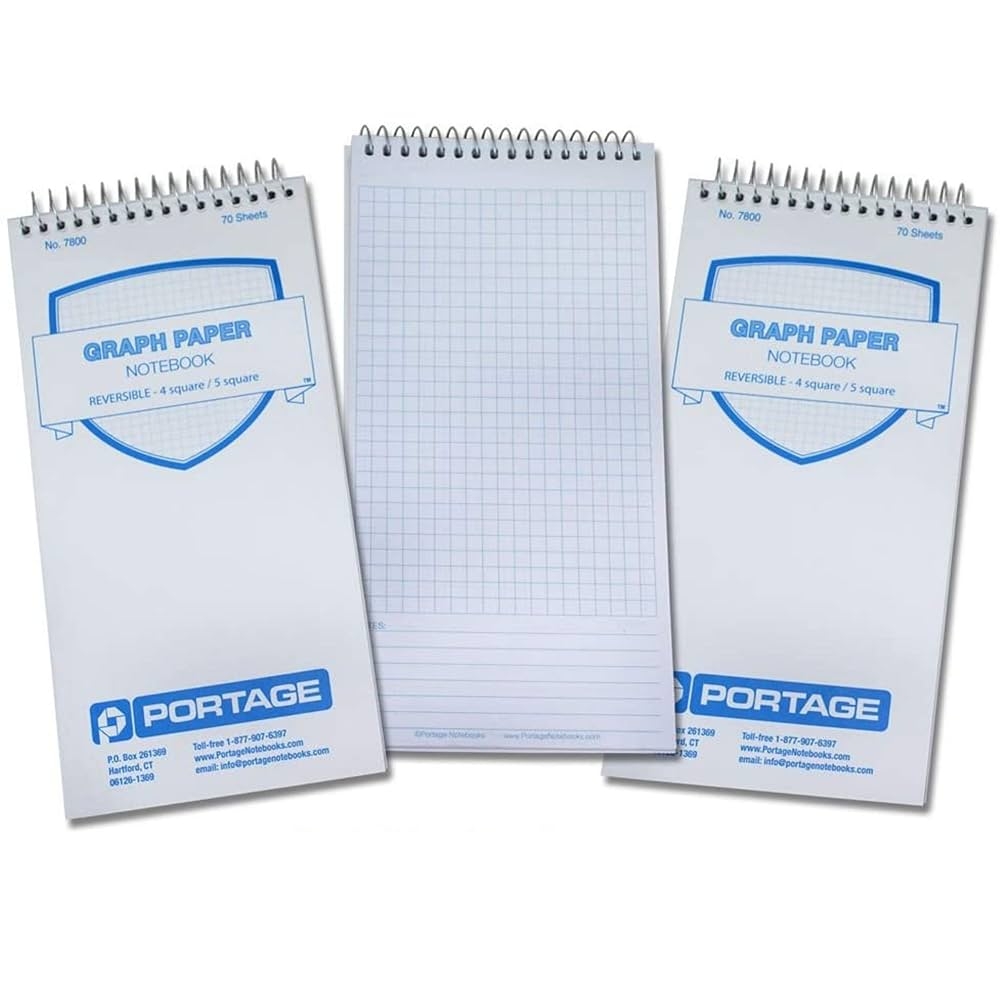 Notebook Writing Paper And Graph Paper