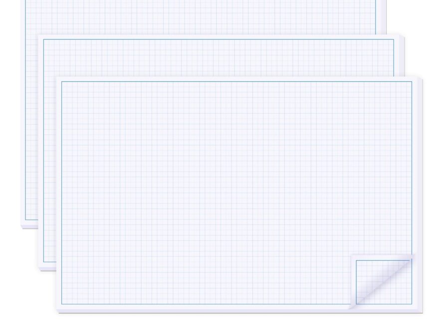 Amazon Suituts 3 Pads 11X17 Inches Graph Paper Large Grid Paper Two Side Drafting Paper Architect Graph Paper Blueprint Paper 4 Squares Per Inch 50 Sheets Each Pad Office Products