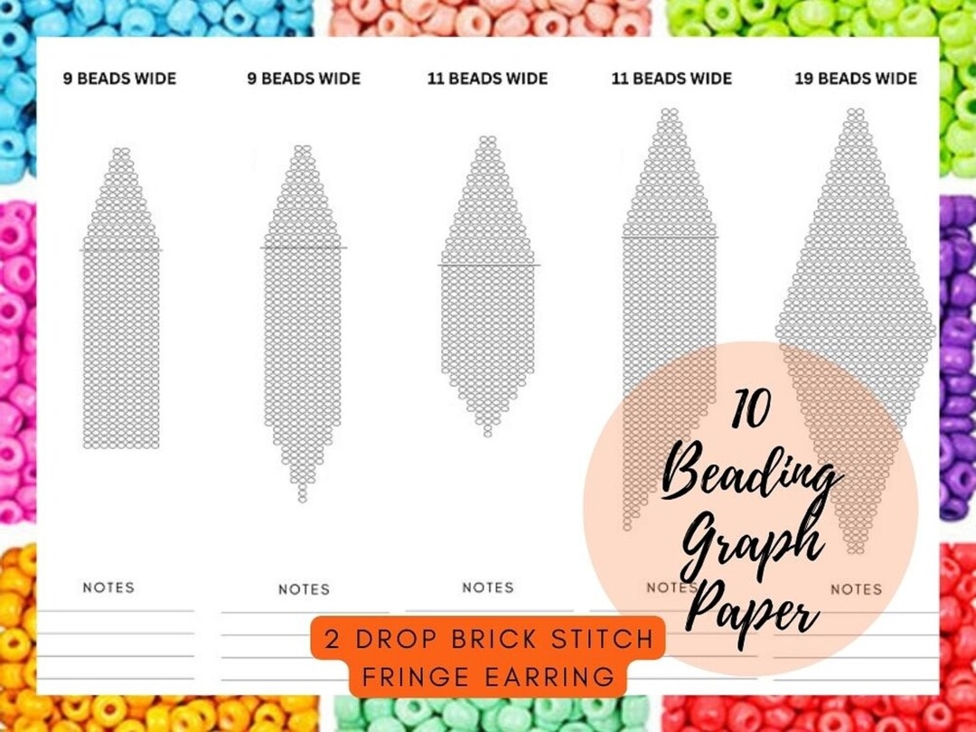Free Bead Graph Paper Pattern Diamond Pattern