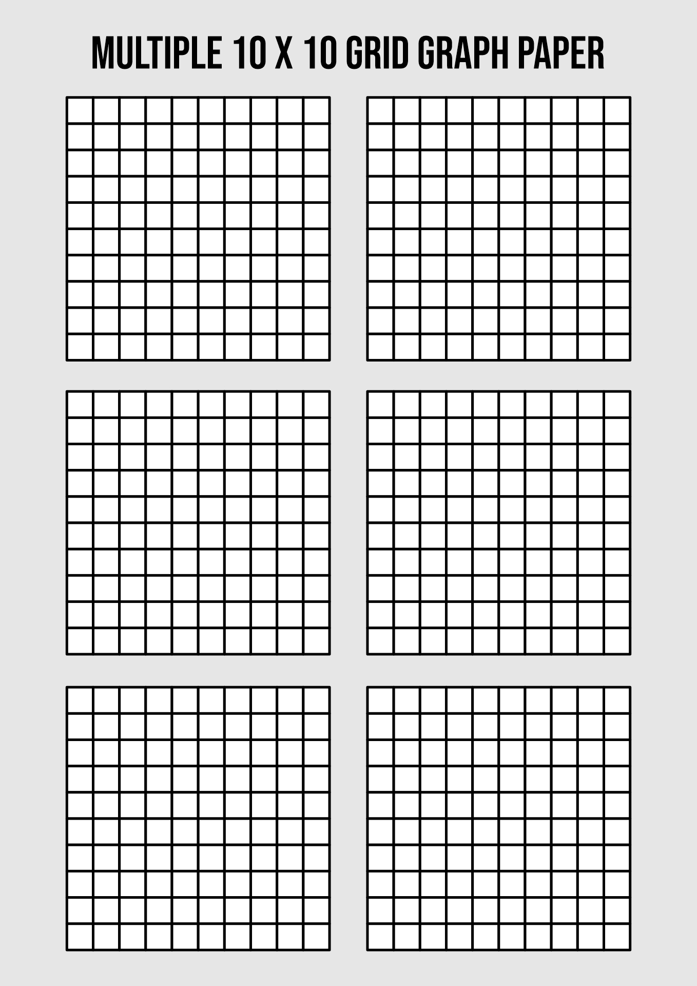 Graph Paper 6 Squares Per Inch Printable