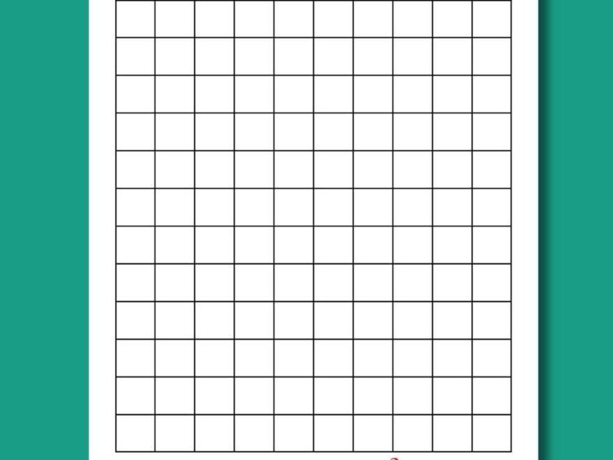 Blank 120 Chart Free Printable PDF