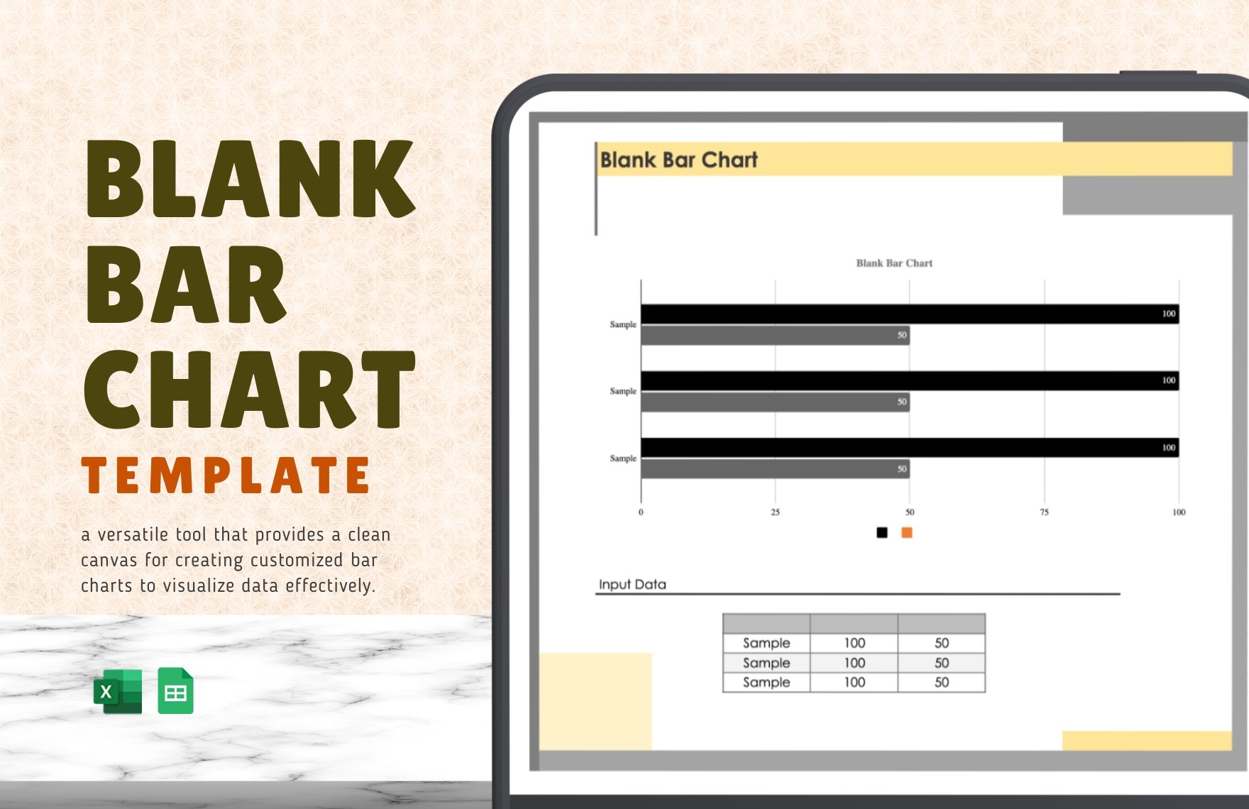 Blank Bar Chart Template In Excel Google Sheets Download Template Blank Bar Chart Template In Excel Google Sheets Download Template