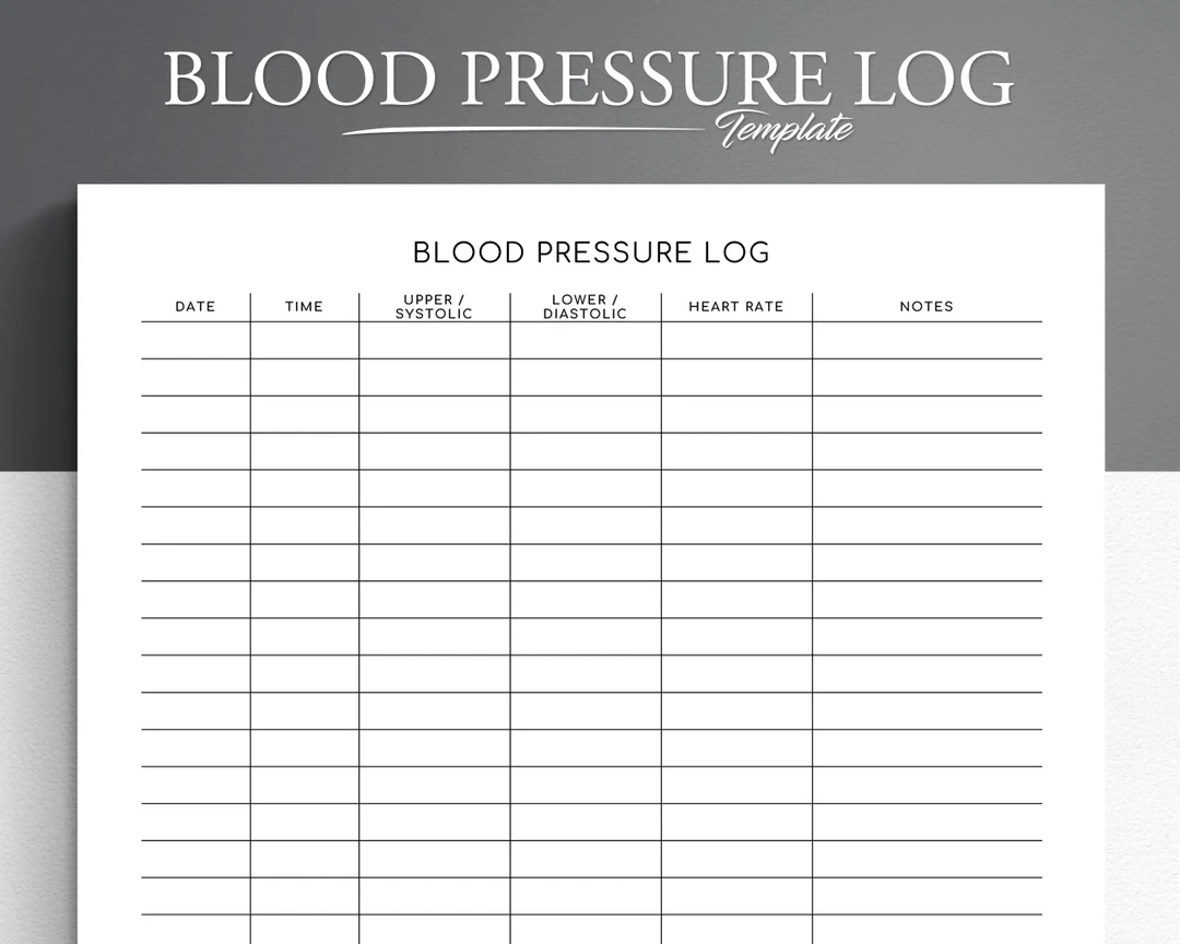 Blood Pressure Graph Paper Printable
