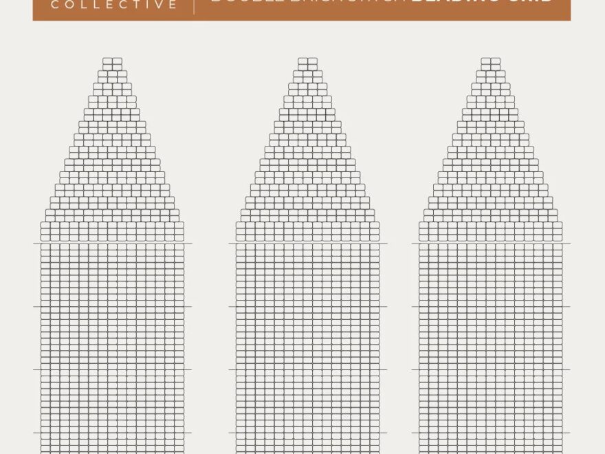 Brick Stitch Earring Graph Paper Sale