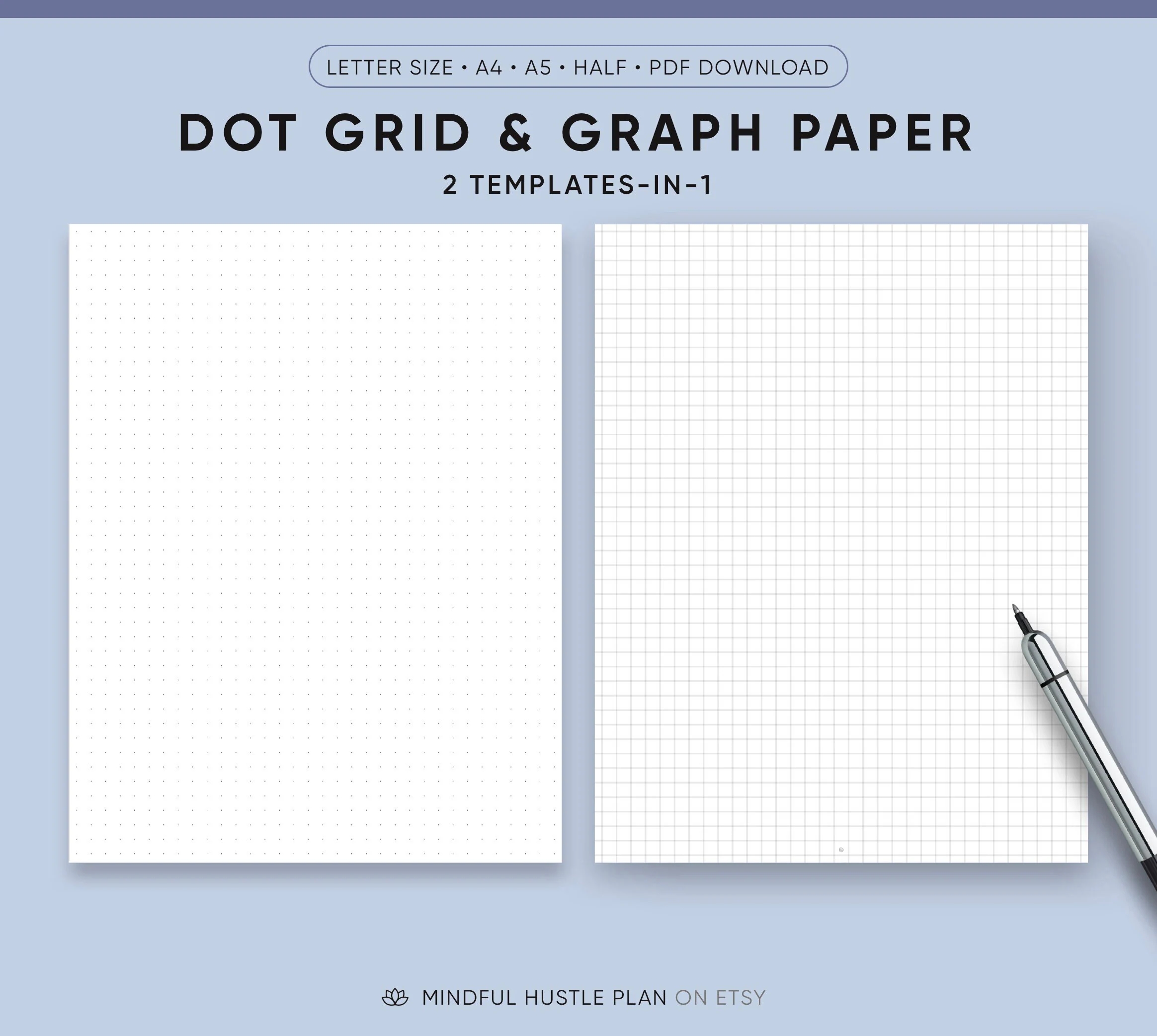 Downloadable One Quarter Graph Paper Printable