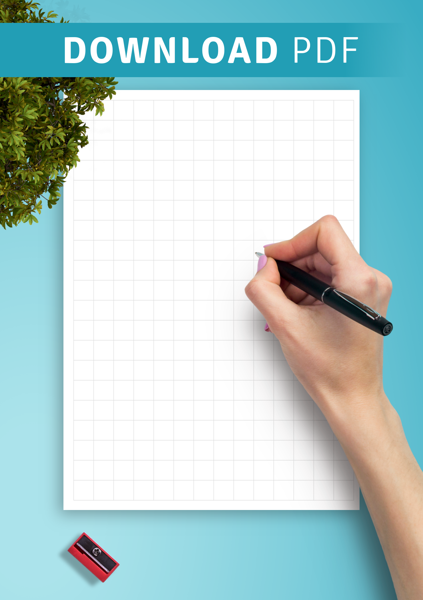 1cm Graph Paper Free Printable