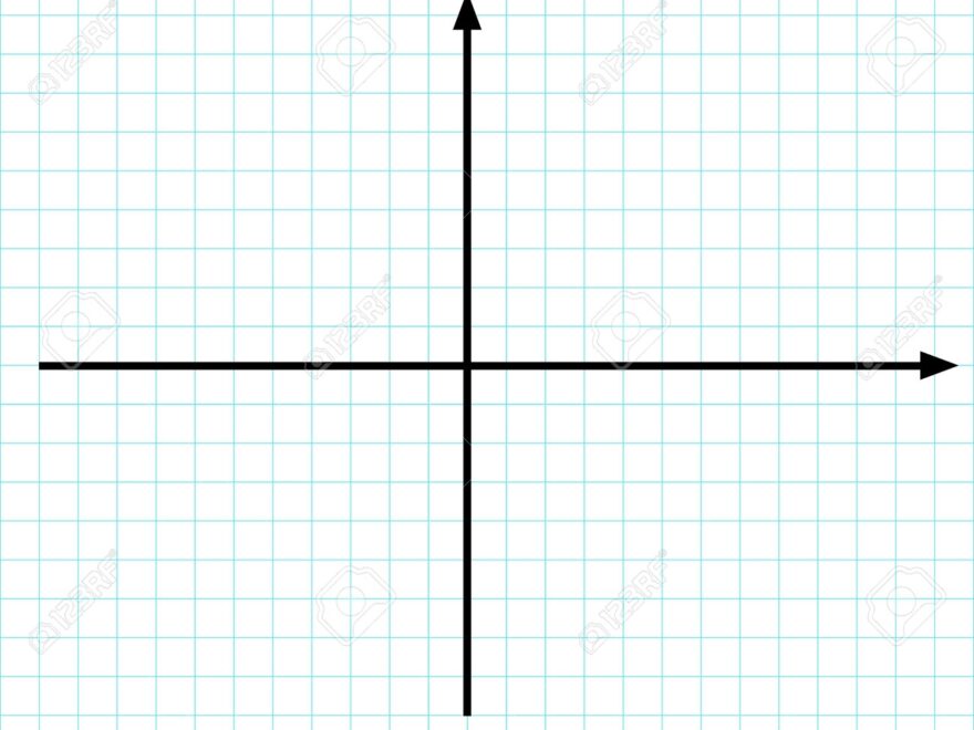 Cartesian Coordinate System On Plane Perpendicular Axises Blank Template For Statistics Or Finance Data Visualization Blue Grid Paper Background Royalty Free SVG Cliparts Vectors And Stock Illustration Image 198591826