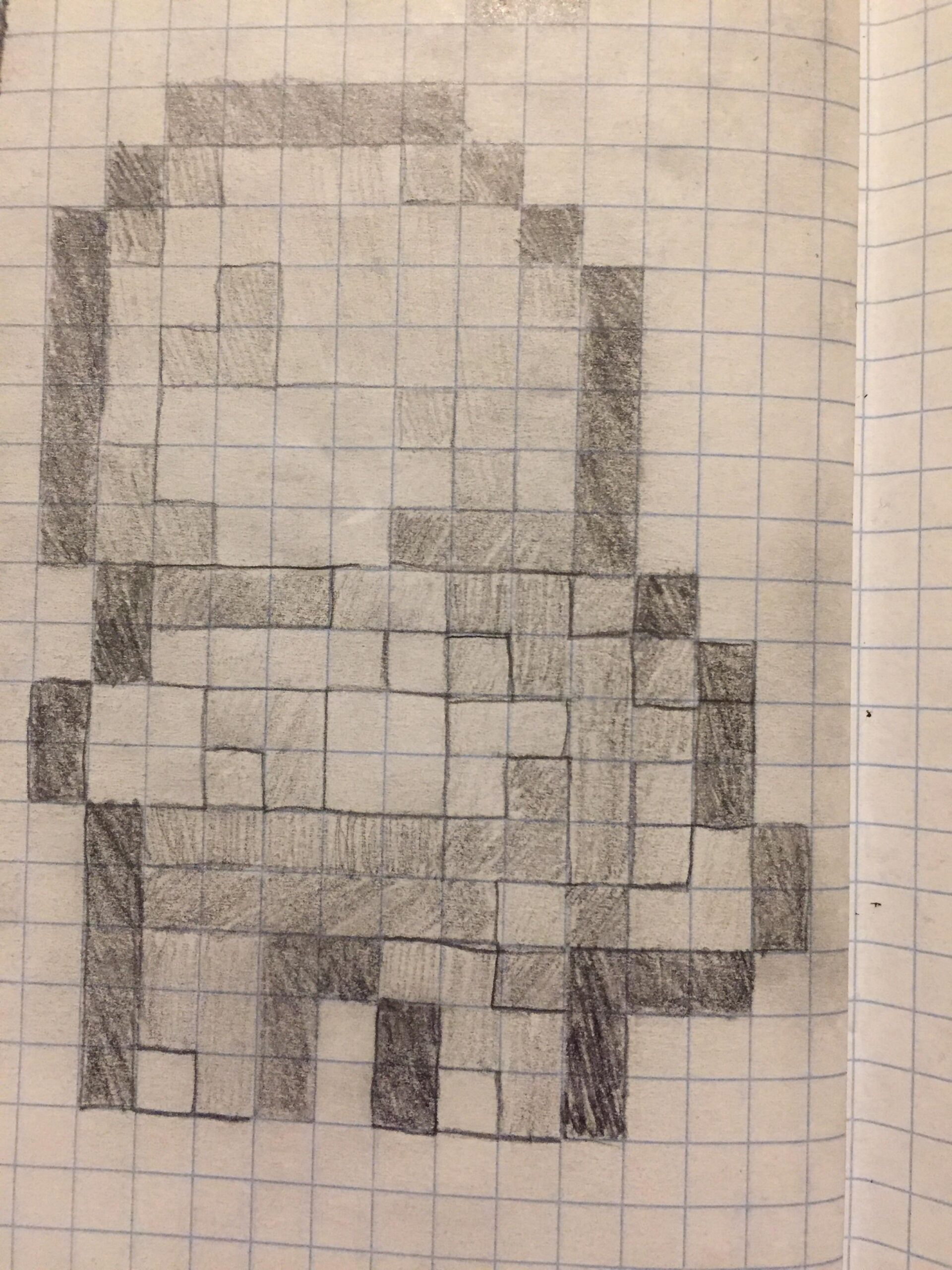 Graphing Paper Art Characters