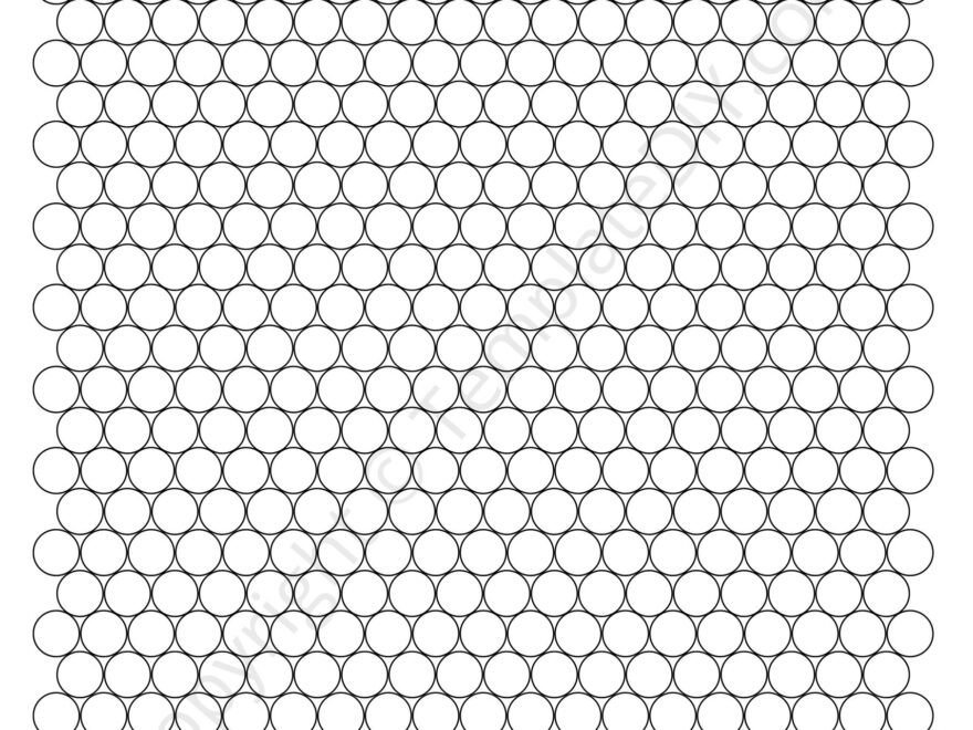 Circular Graph Paper Circle Grid Paper Template In PDF