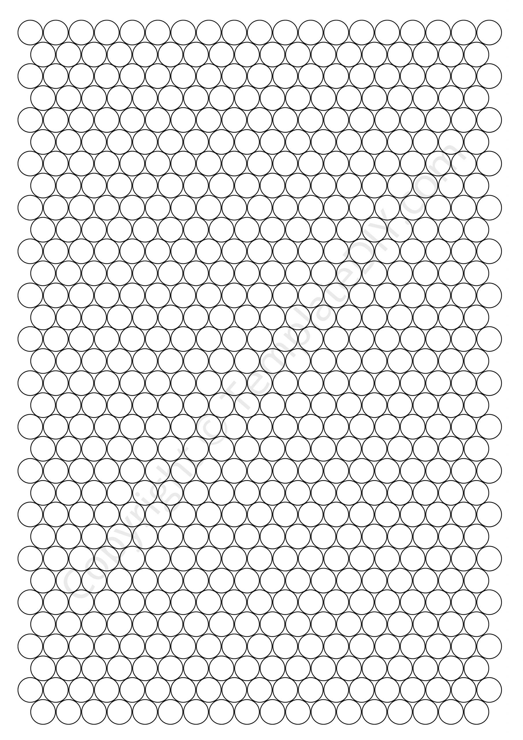 Circular Graph Paper Circle Grid Paper Template In PDF