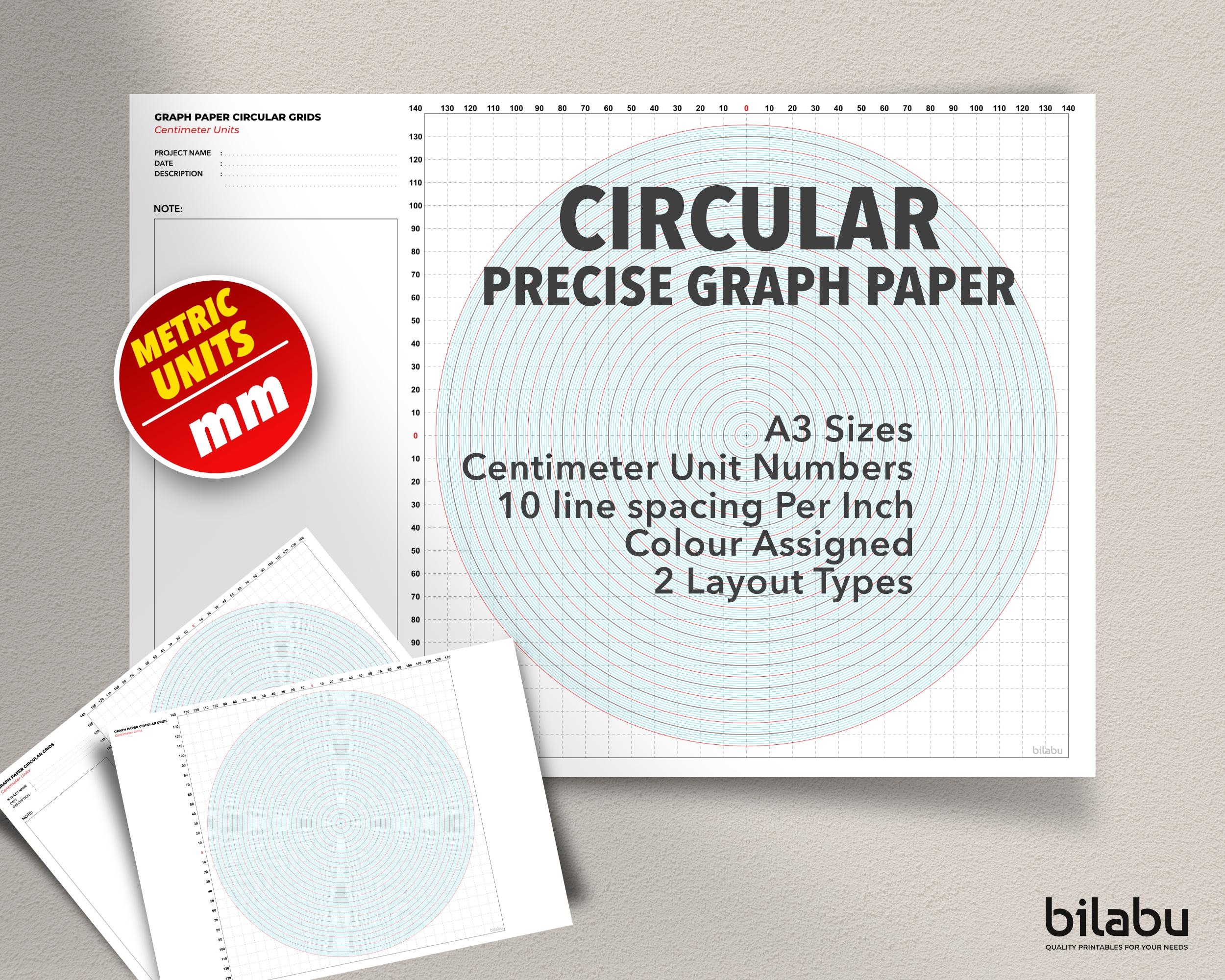 Free Printable Square Graph Paper With A Circle