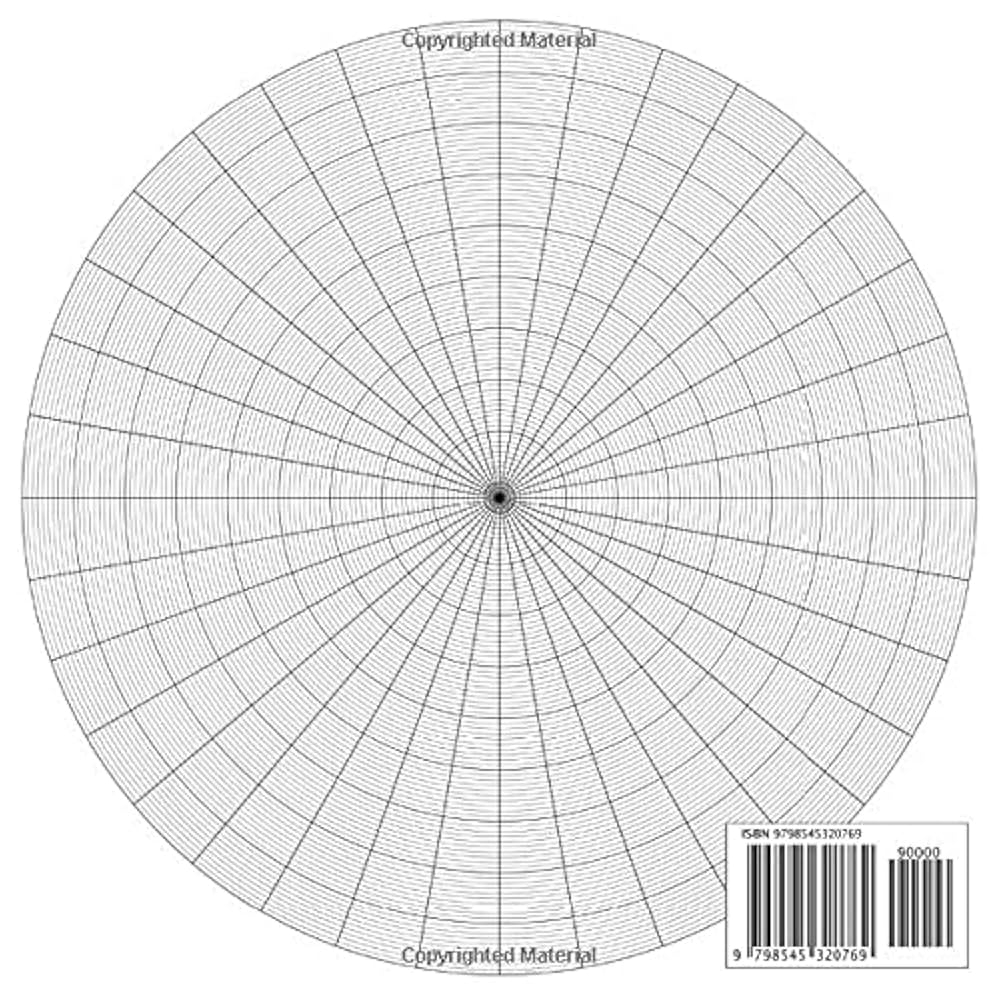 Circular Grid Graph Paper In Square Book Circular Centimeter Milimeter Paper For Technical Drawings In A Book For Drawing Fractals Spirographs Spheres And Mandala Heppke Kurt 9798545320769 Amazon Books