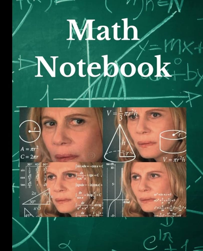 Confused Math Lady Meme Math Notebook Graph Paper Journal For School College Office Work Wide Lined Designs Young Amazon Books Confused Math Lady Meme Math Notebook Graph Paper Journal For School College Office Work Wide Lined Designs Young Amazon Books