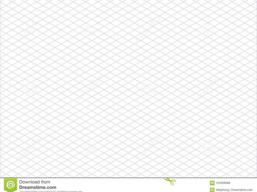 Contractors Paper Isometric Grid Paper A3 Landscape Vector Stock Vector Illustration Of Near Me