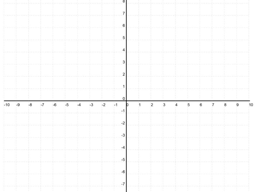 Coordinate Plane PDF Graph Paper Page