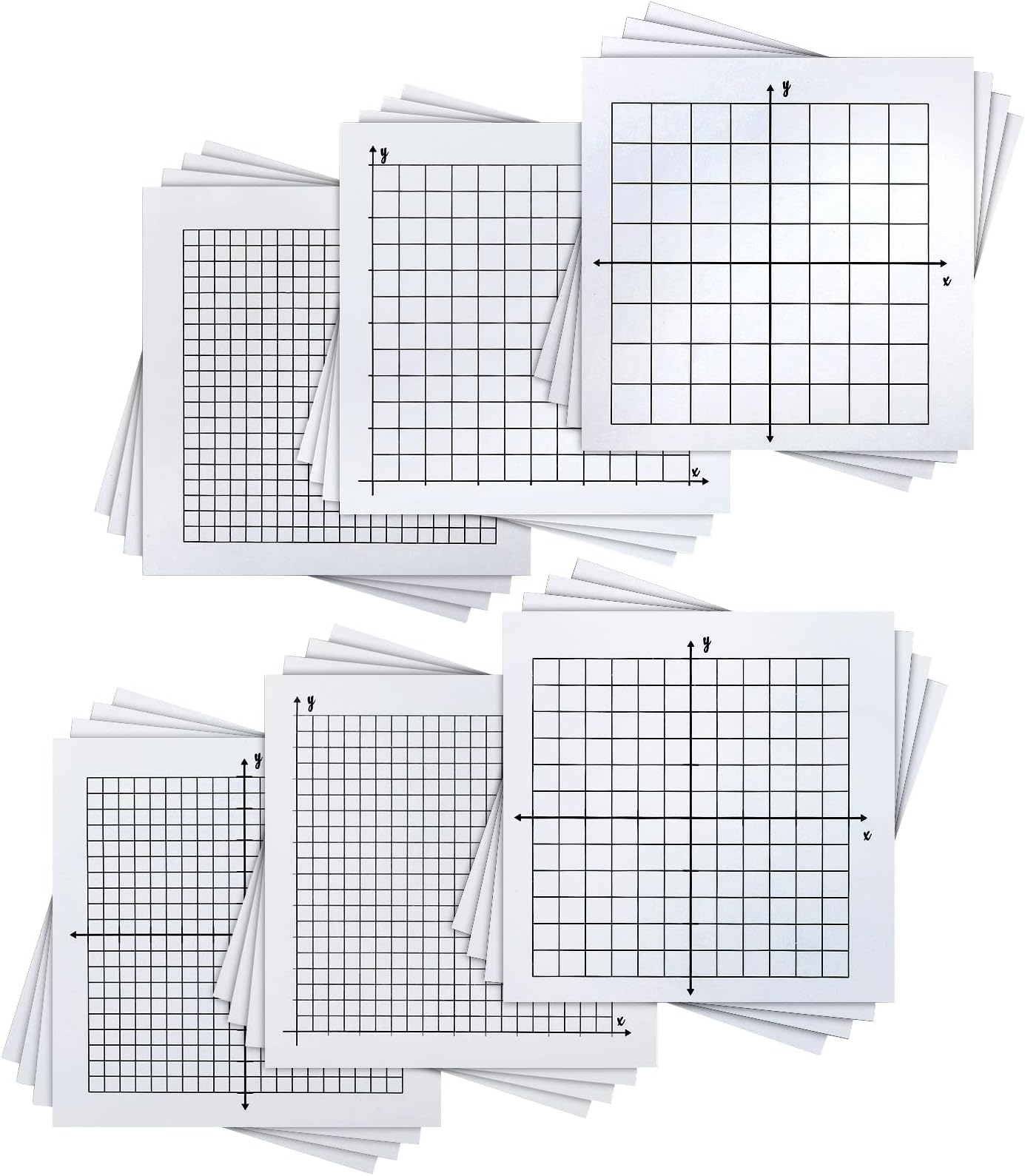 Coordinate Plane Sticky Notes MiniPLOT Adhesive Backed Graph Paper For Algebra Five Count 3 X Pads X Y Axis Coordinate Grid Templates Printed Pads 50 Graphs Per Pad Grid 20x20 Units U