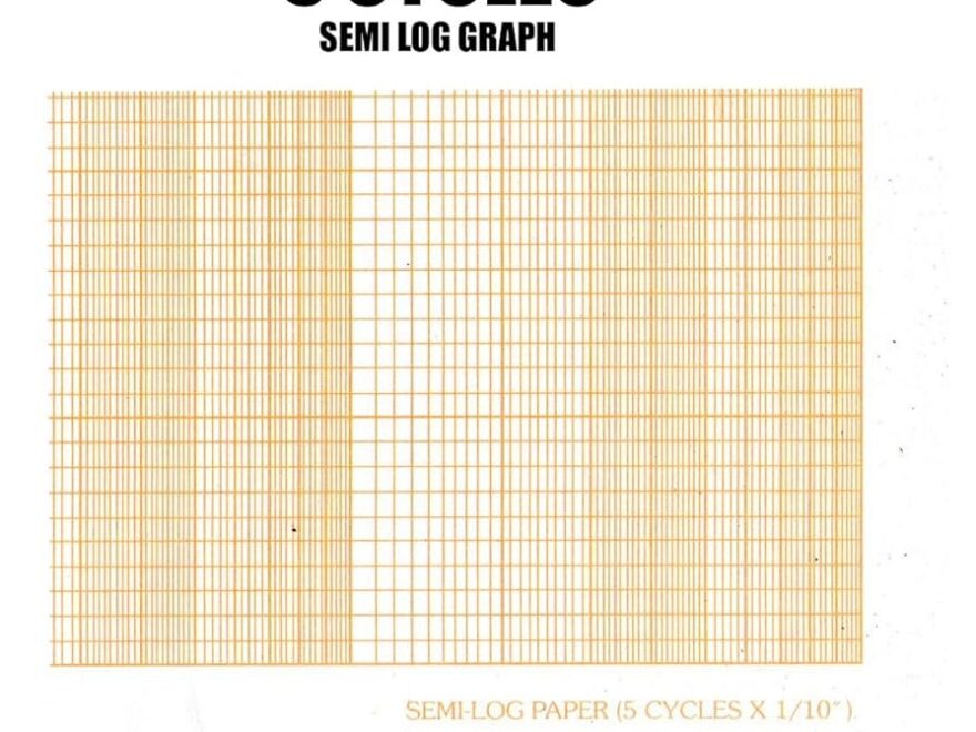 CRAFTWAFT SEMI Log Graph Paper 5 Cycles X 1 10 50 Amazon in Office Products