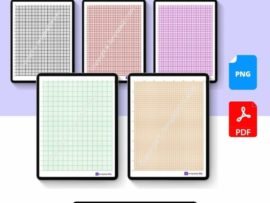 Cross Stitch Graph Paper Grid Paper Template Printable PDF