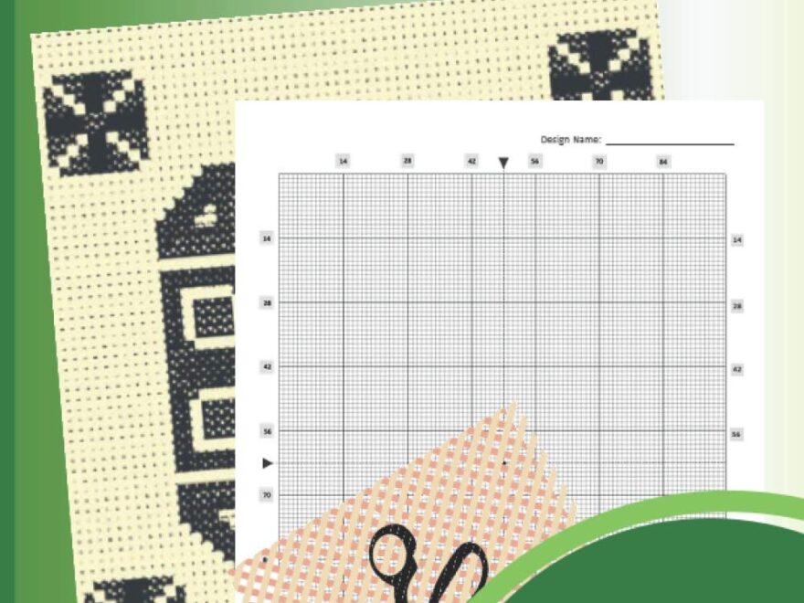 Cross Stitch Pattern Planner 14 Count Aida Graph Paper Template Desertcart Tunisia