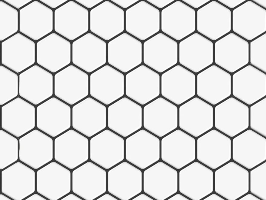 DECOR WOW Peel Stick Backsplash For Kitchen Bathroom 8 12x12 inch Sheets Covers 8 Sq Ft White Hexagon Walmart
