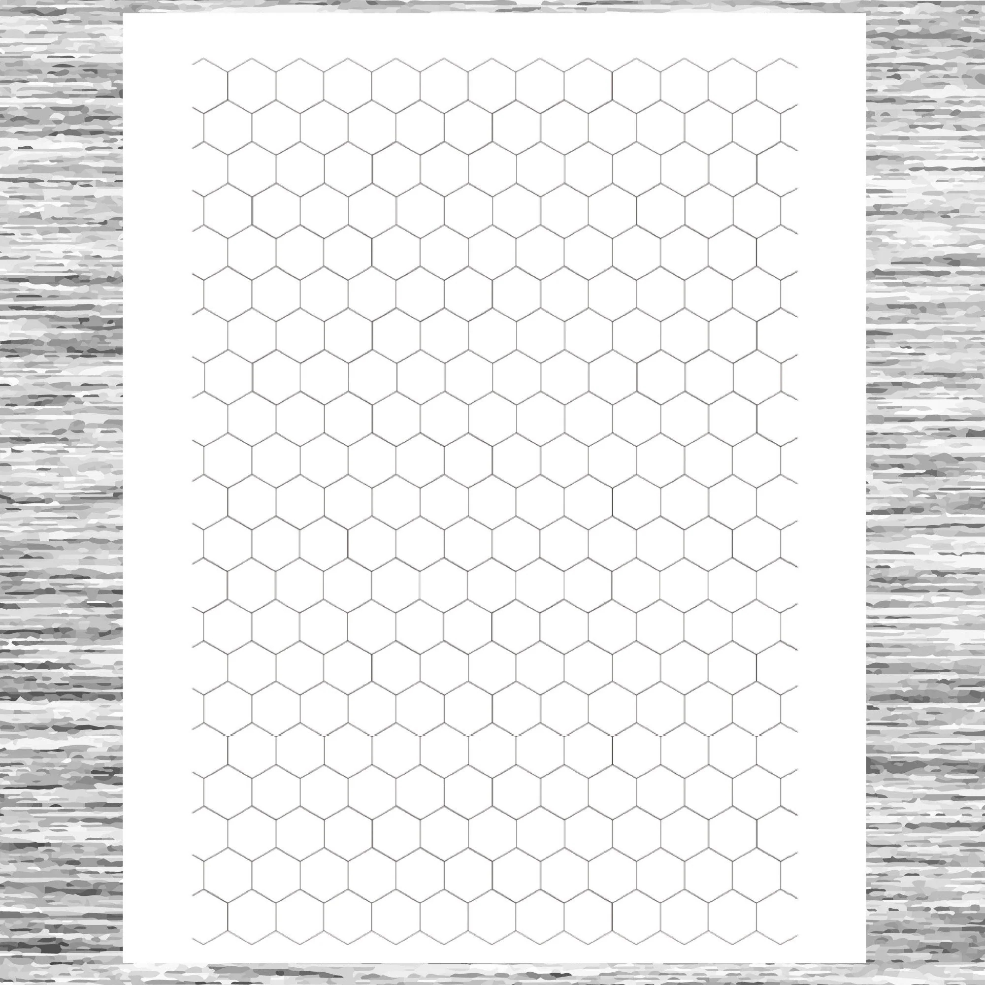 Digital Download Hexagon Paper Sheet Hexagon Paper Graph Sheet Includes 1 Printable File In MS Word Doc And PDF File Formats Etsy