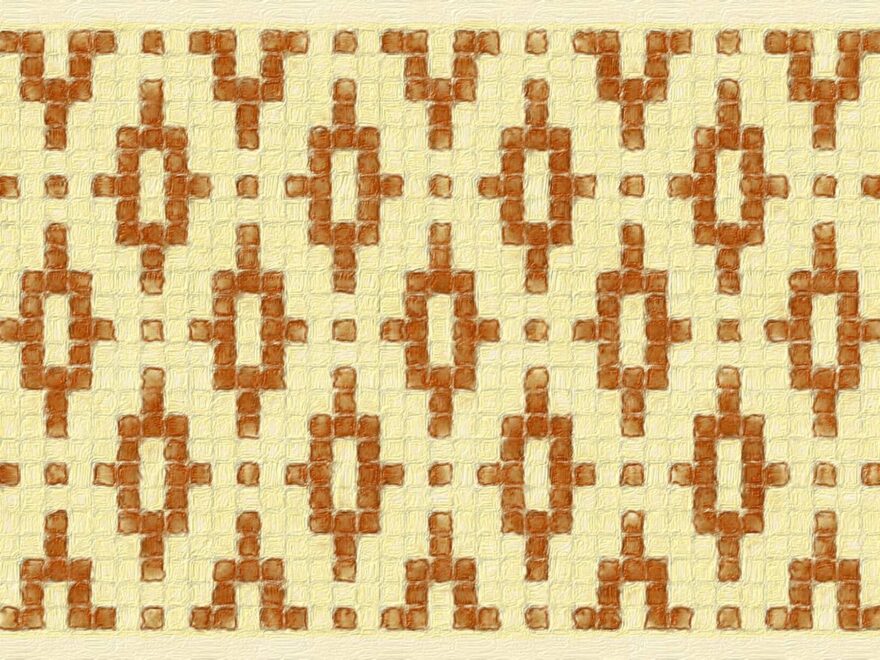 Doodle A Free Mosaic Knitting Chart String Geekery