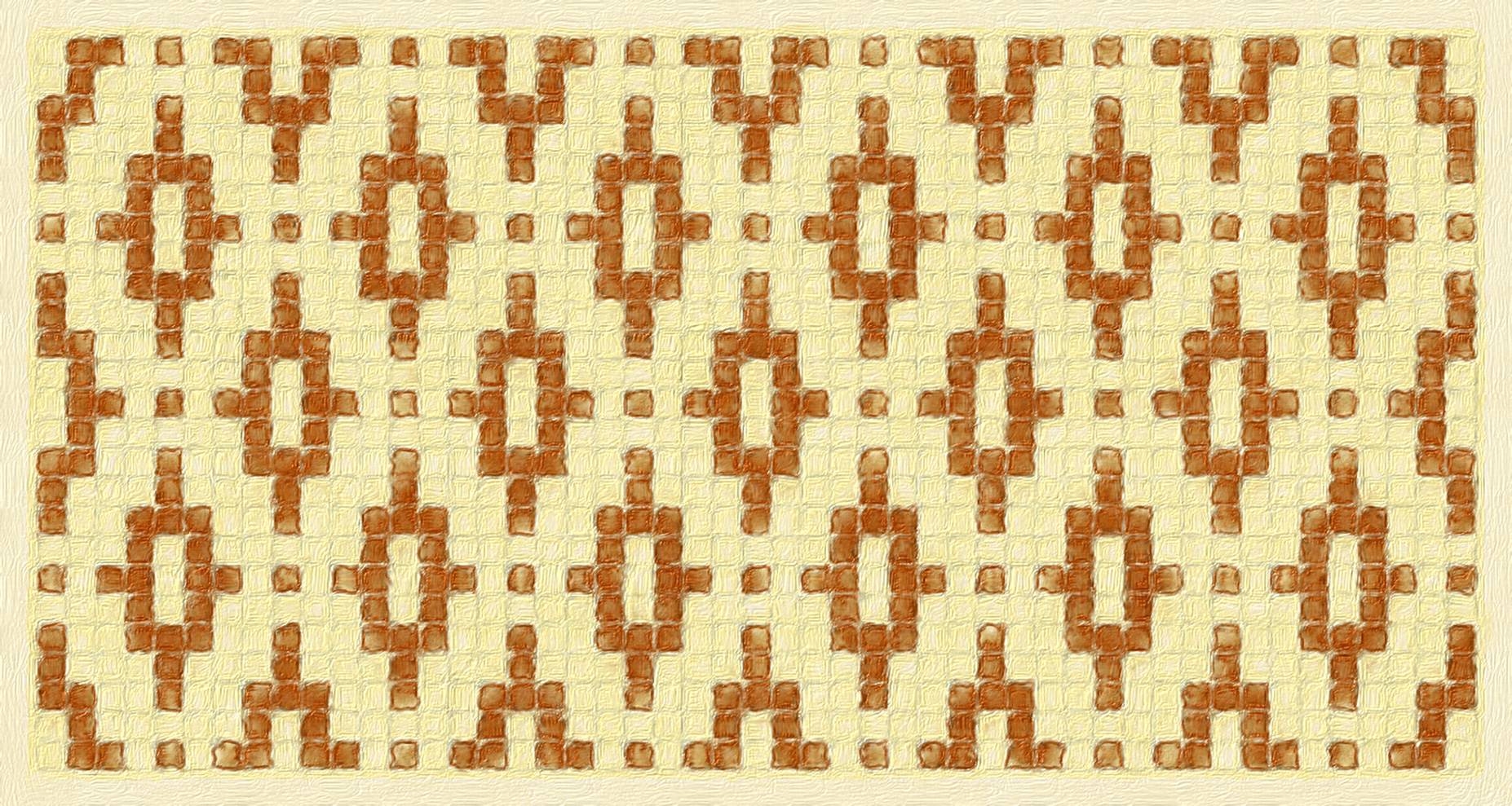 Doodle A Free Mosaic Knitting Chart String Geekery