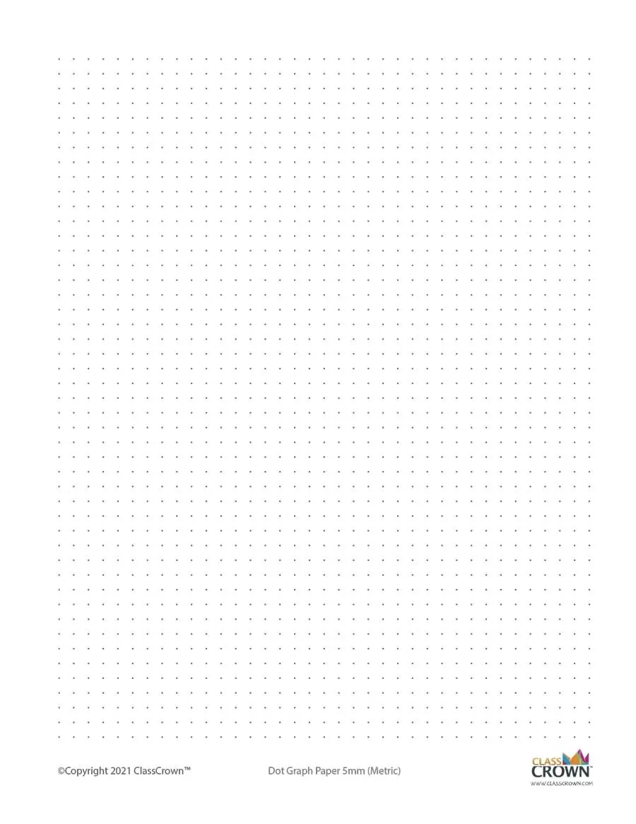 Graph Paper Printable A4 5mm