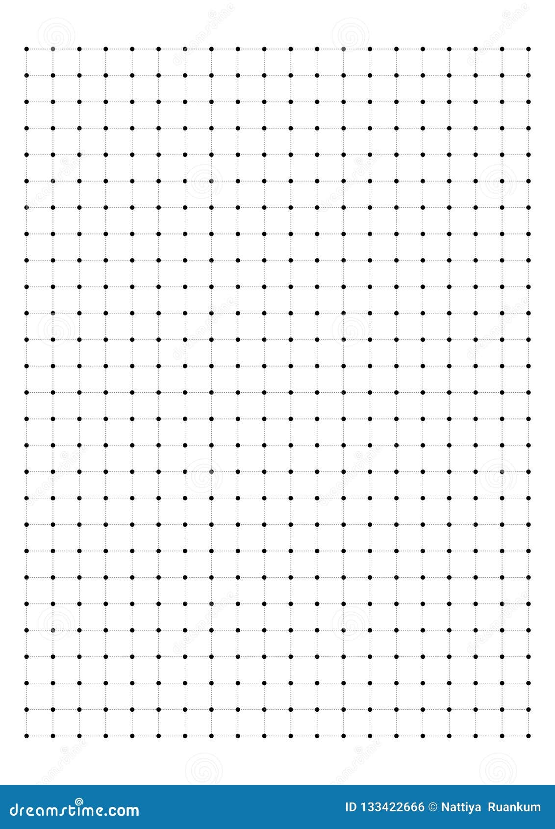 Dot Grid Paper Graph Paper 1 Cm On White Background Vector Stock Worksheets Library
