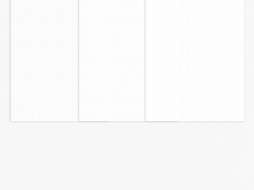 Dot Grid Paper Printable PDF Template For A4 US Letter Size 3 5mm 5mm 6mm Dot Grid Digital Paper Bundle N106 Etsy