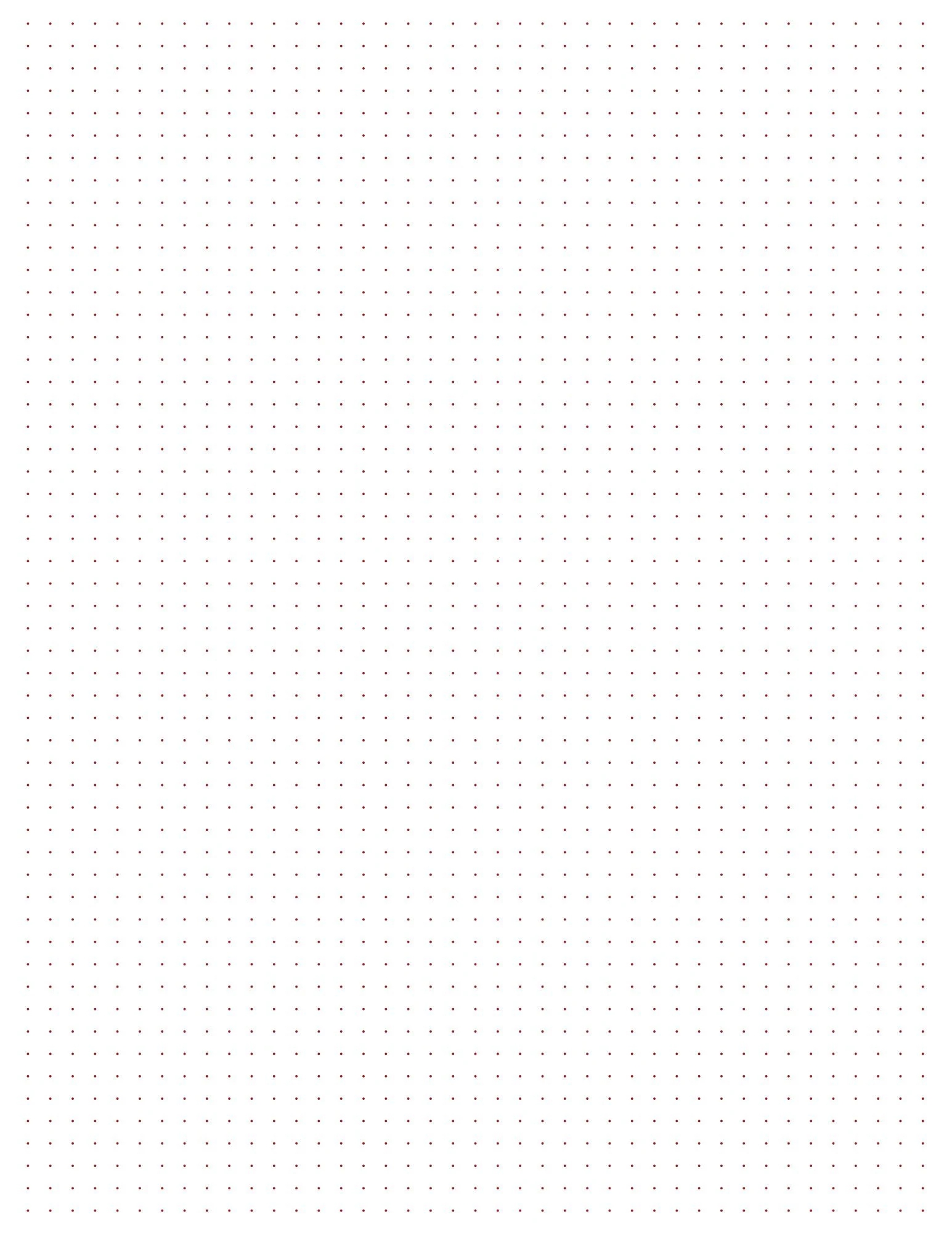 Dotted Grid Paper 10 Pages digital Printable Etsy