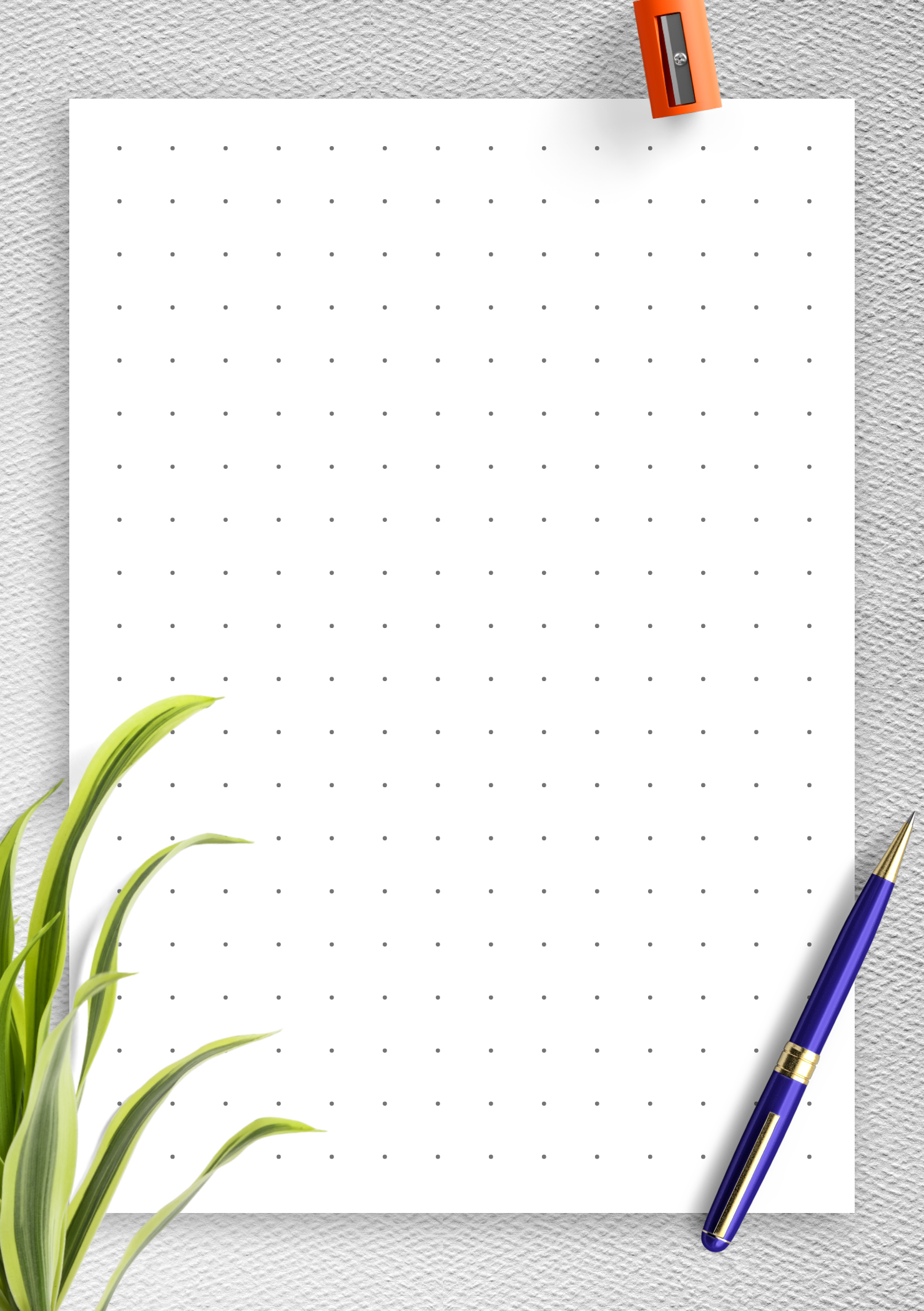 Download Printable Dot Grid Paper With 10 Mm Spacing PDF