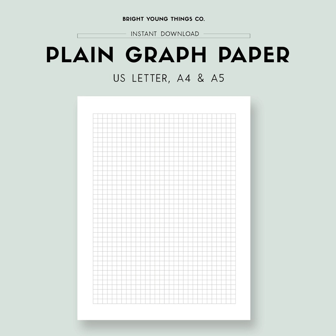 Downloadable Graph Paper Digital Paper Printable PDF Download Digital Graph Paper Download Digital Graph Paper Digital Printable Paper Etsy