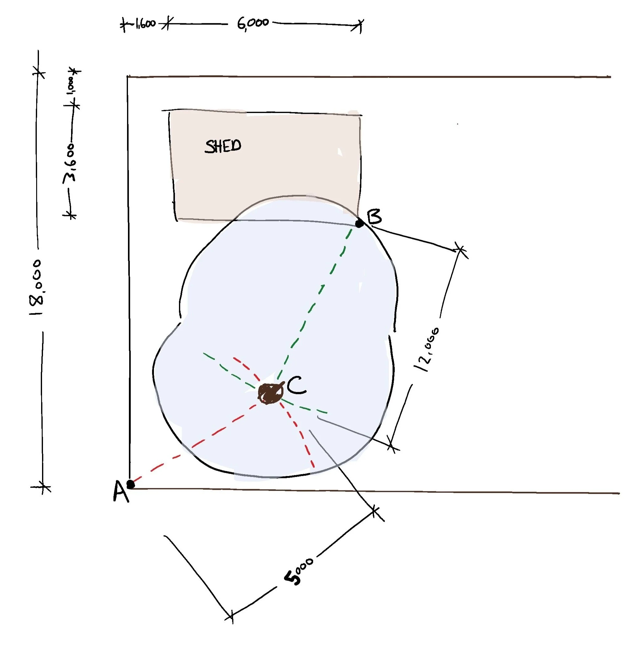 Drawing To Scale Ross Uebergang Landscape Design