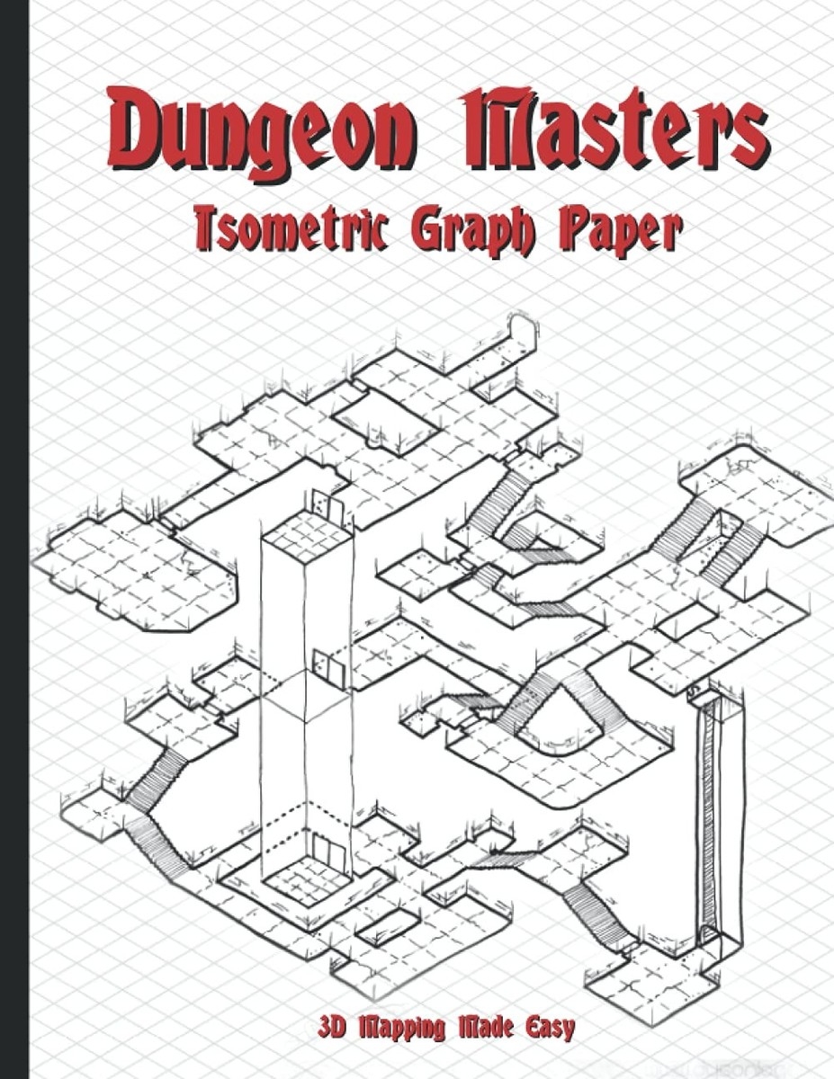 Dungeon Masters Isometric Graph Paper 3D Mapping Made Easy EBay