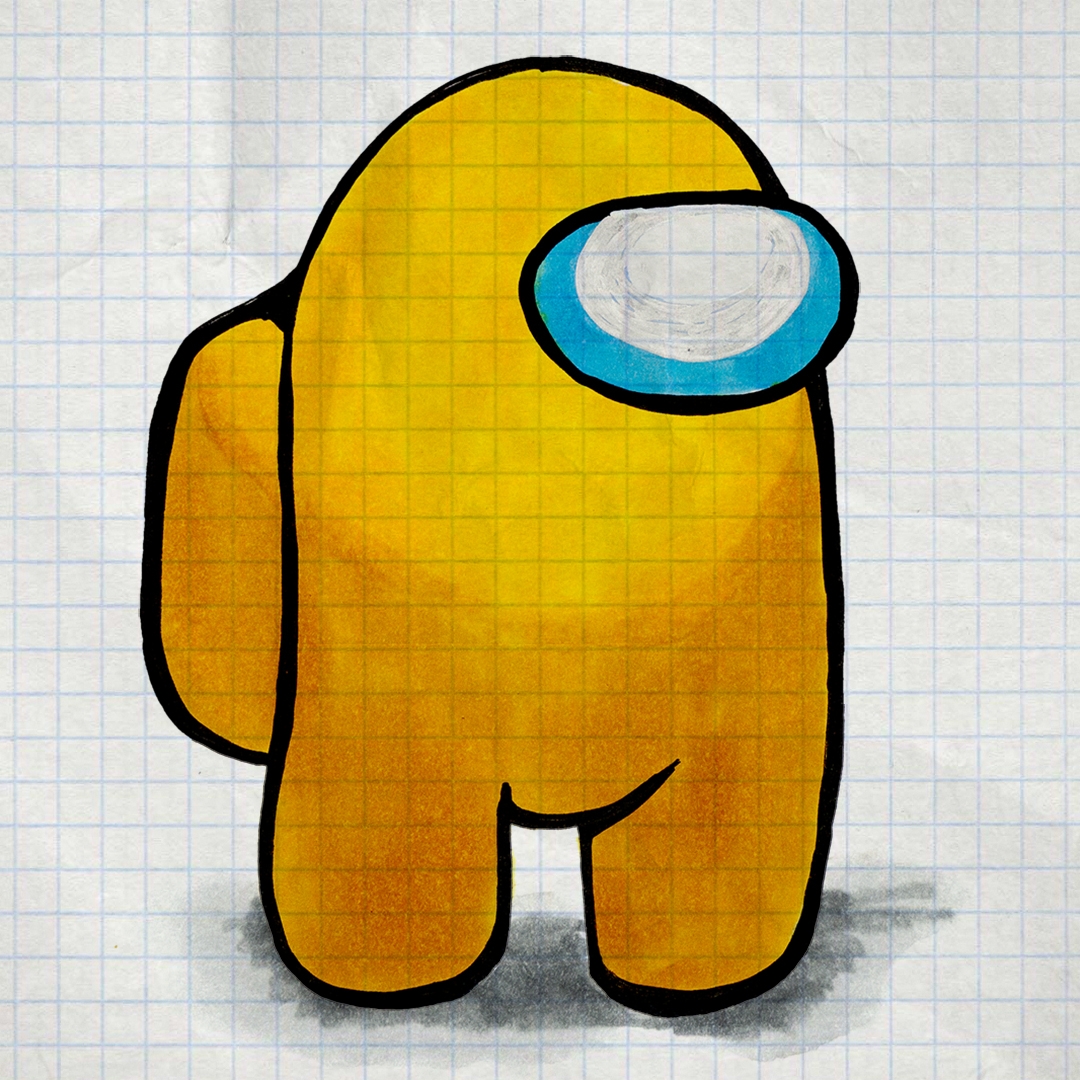 Easy Drawing Among Us R drawing Easy Drawing Among Us R drawing