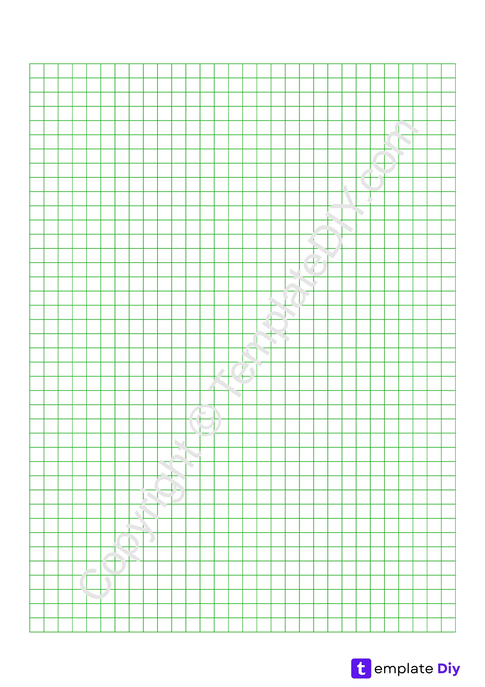 Engineering Graph Paper Grid Paper Template Printable PDF