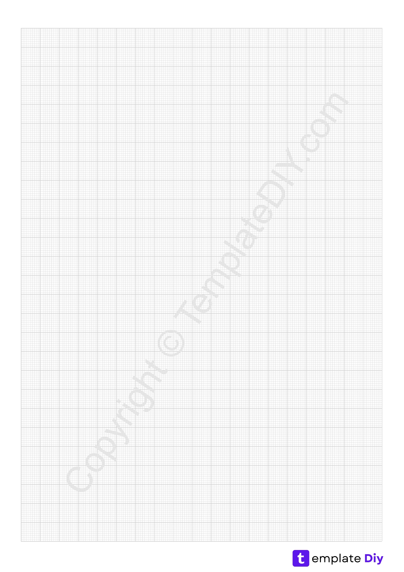 Engineering Graph Paper Grid Paper Template Printable PDF
