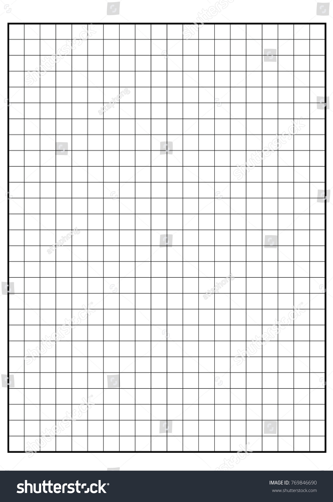 Engineering Graph Paper Printable Graph Paper Stock Vector Royalty Free 769846690 Shutterstock