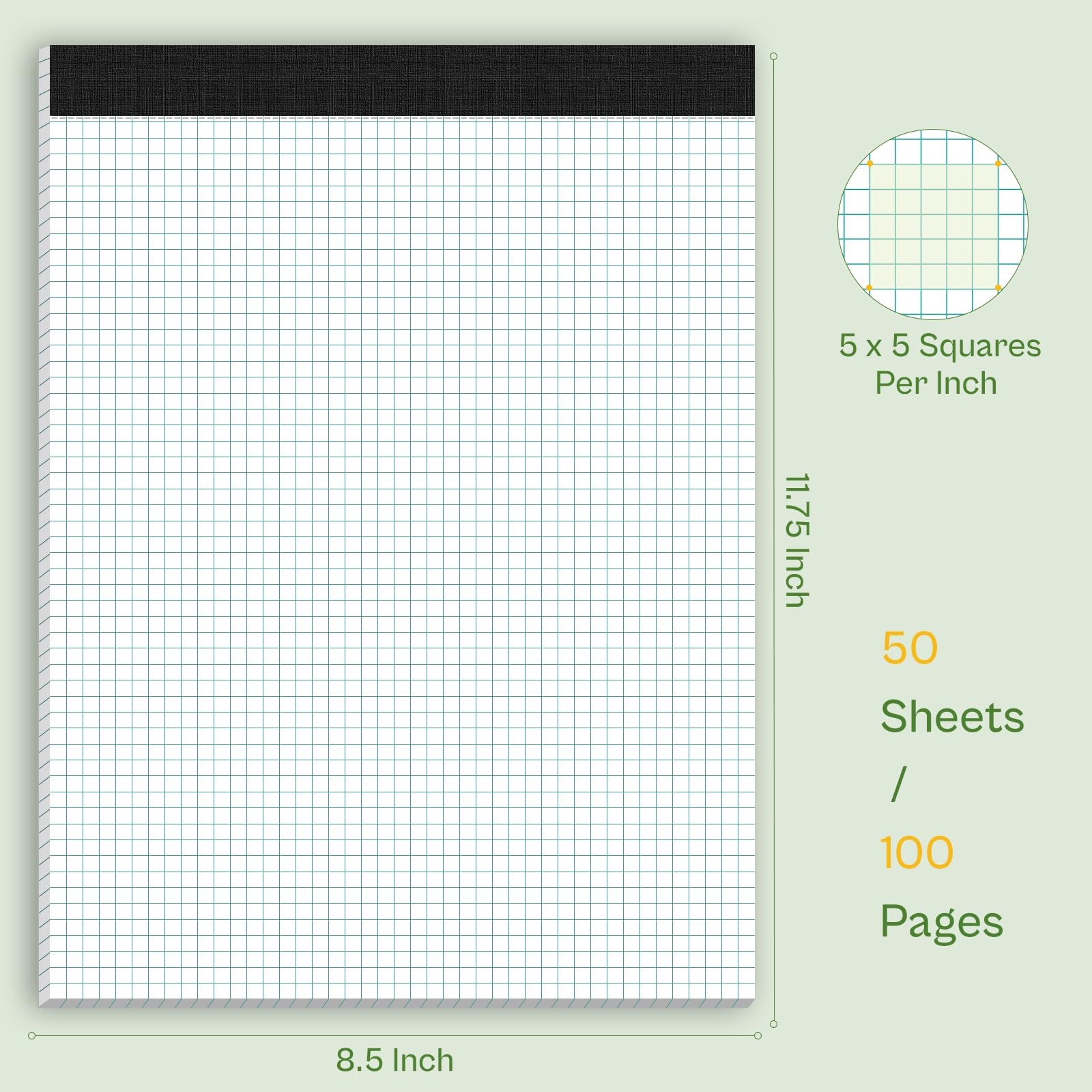 Field Notes 2 Pack 8 5x11 Grid Paper Notebooks 5x5 Quad Ruled For Math Design Scrapbooking Paper